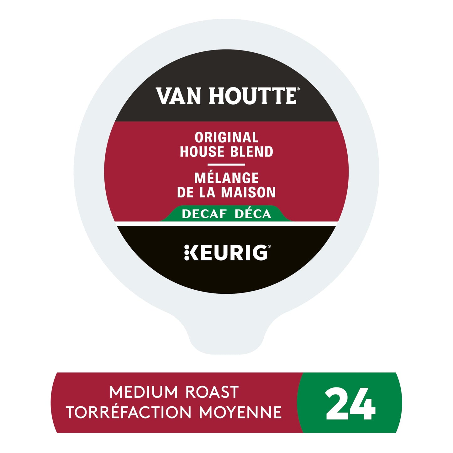 Van Houtte Original House Decaf K-Cup Coffee Pods, 24 Count For Keurig Coffee Makers
