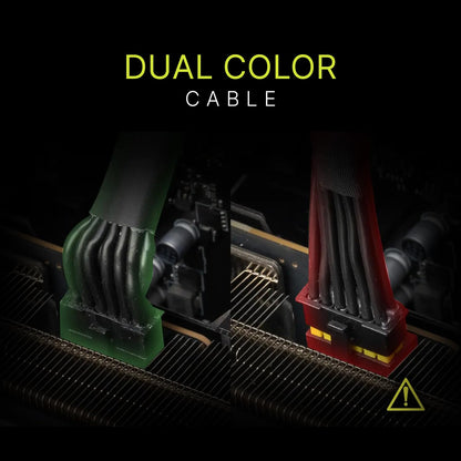 MSI MAG A750GLS PCIE5, Fully Modular Compact Gaming 750W Power Supply, 80+ Gold, ATX 3.1 & PCIe 5.1 Ready, Native Dual-Color 12V-2x6 Cable, Low-Noise, Embossed Jacket Cables, 10 Year Warranty