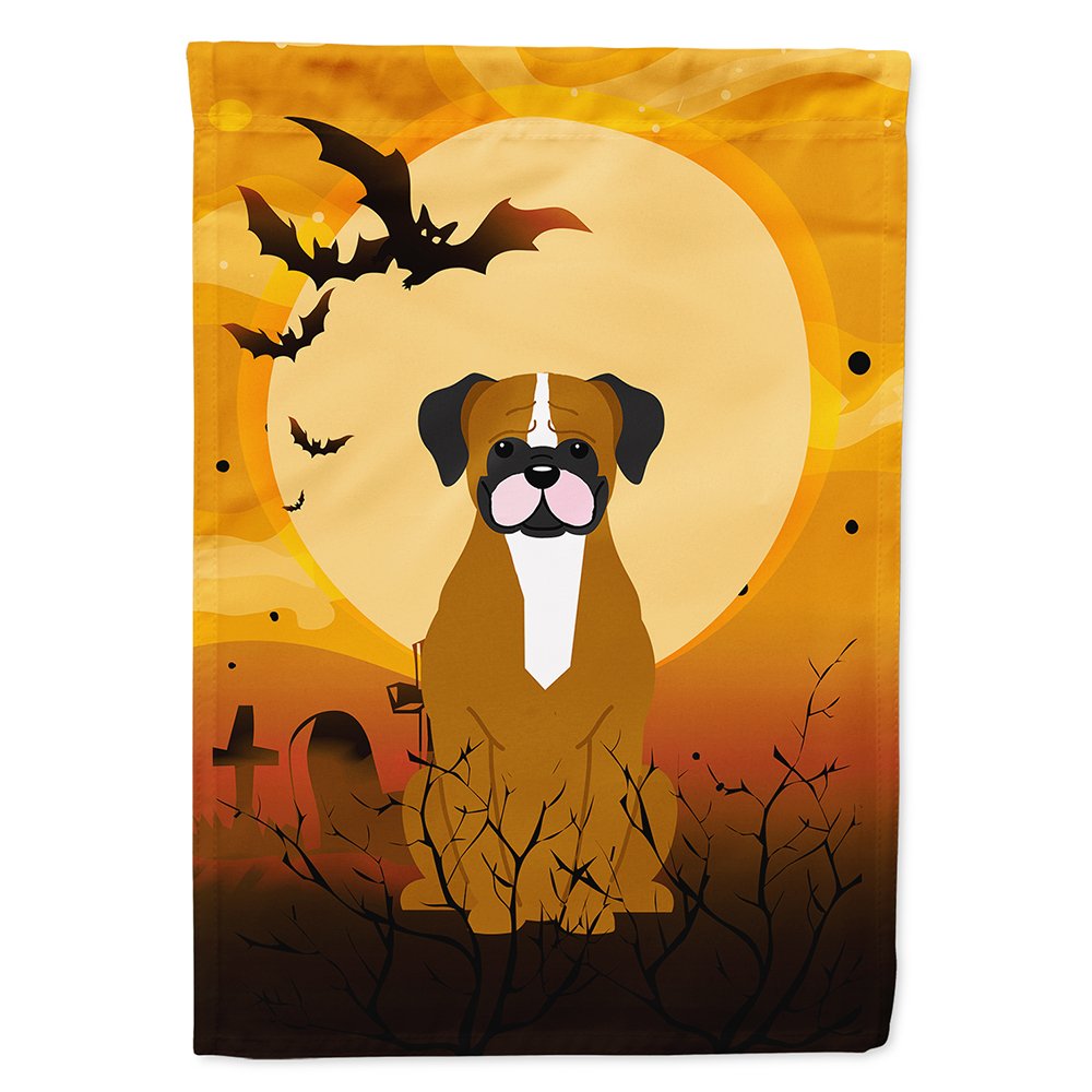 Caroline's Treasures BB4382CHF Halloween Flashy Fawn Boxer Flag Canvas House Size, Large, Multicolor