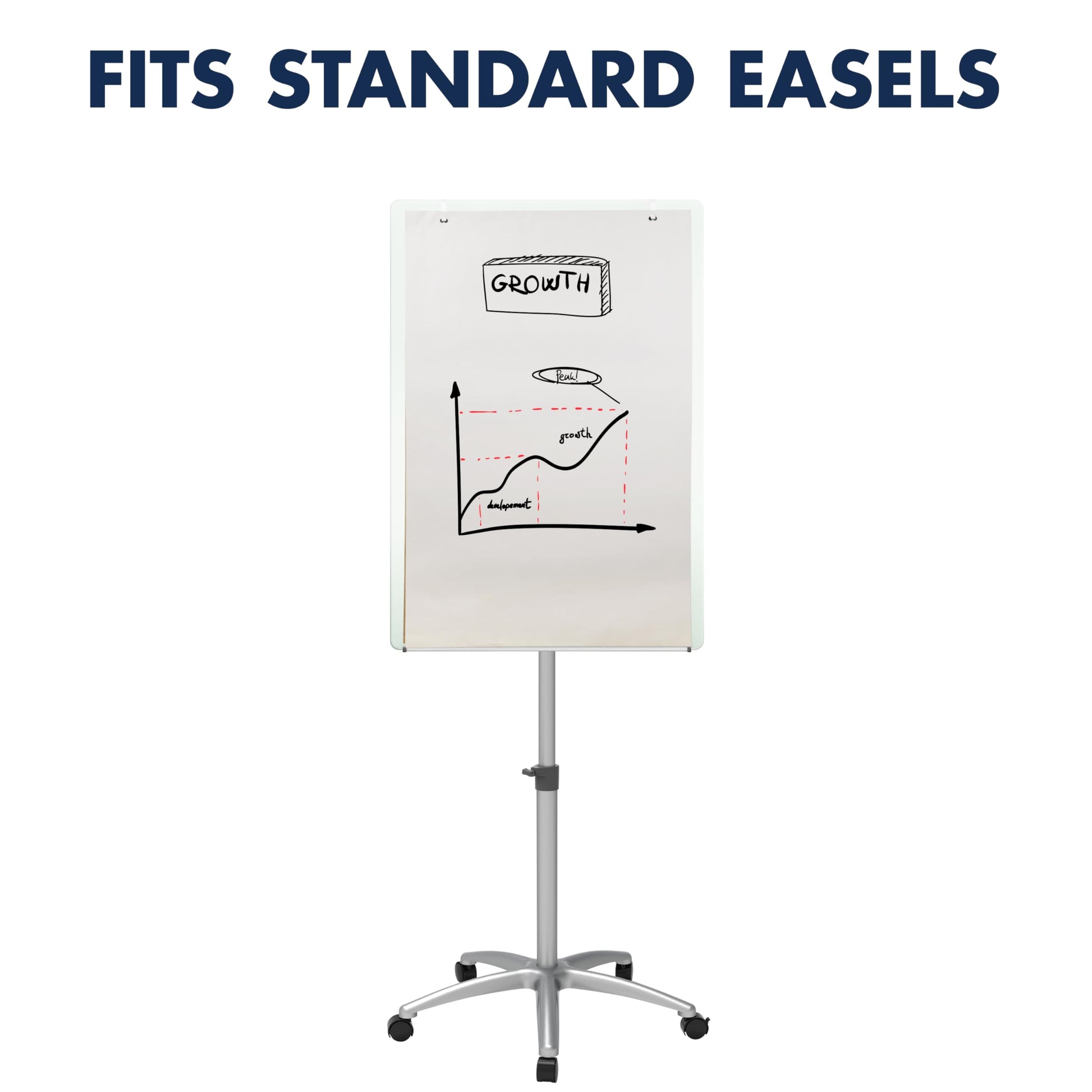 Quartet Newsprint Easel Pad, 24" x 36", 50 Sheets/Pad, 2-Pack (3413889604) Quartet