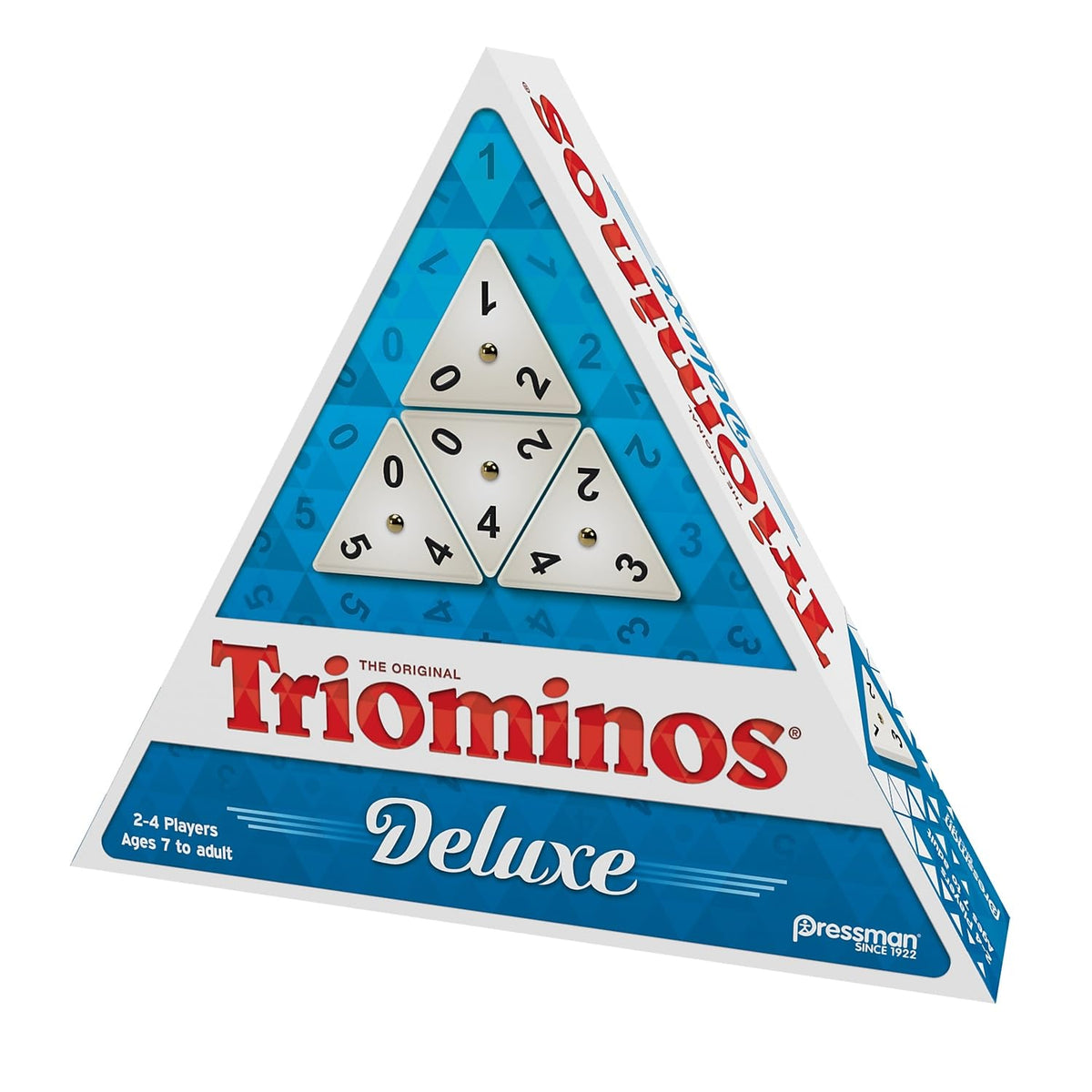 Pressman Tri-Ominos® - Deluxe Edition Triangular Tiles with Brass Spinners