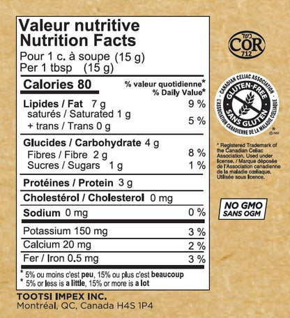 Yupik Pure Pistachio Butter – 454g Smooth Spread, Kosher & Gluten-Free, No Sugar or Additives