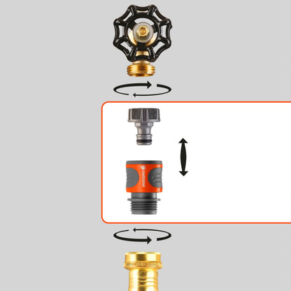 Gardena 942-BK 5-Piece Quick Connector Starter Set, for Any 5/8 Inch or 1/2 Inch Garden Hose, Sprinkler or Spray Nozzle, Made in Germany 🍁 All In One Marketplace Canada GARDENA