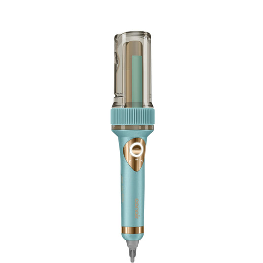 Conair CD1032C Curl Secret 1 ¼ inch Barrel Auto Hair Curler in Blue - 3 curl directions - Medium to Long Hair Lengths produces wavy, soft or blowout curls, All hair types, Dual Voltage for Travel 🍁 All In One Marketplace Canada Conair