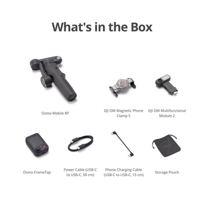 Osmo Mobile 8P Gimbal Stabilizer for iPhone & Android, Tracking Module