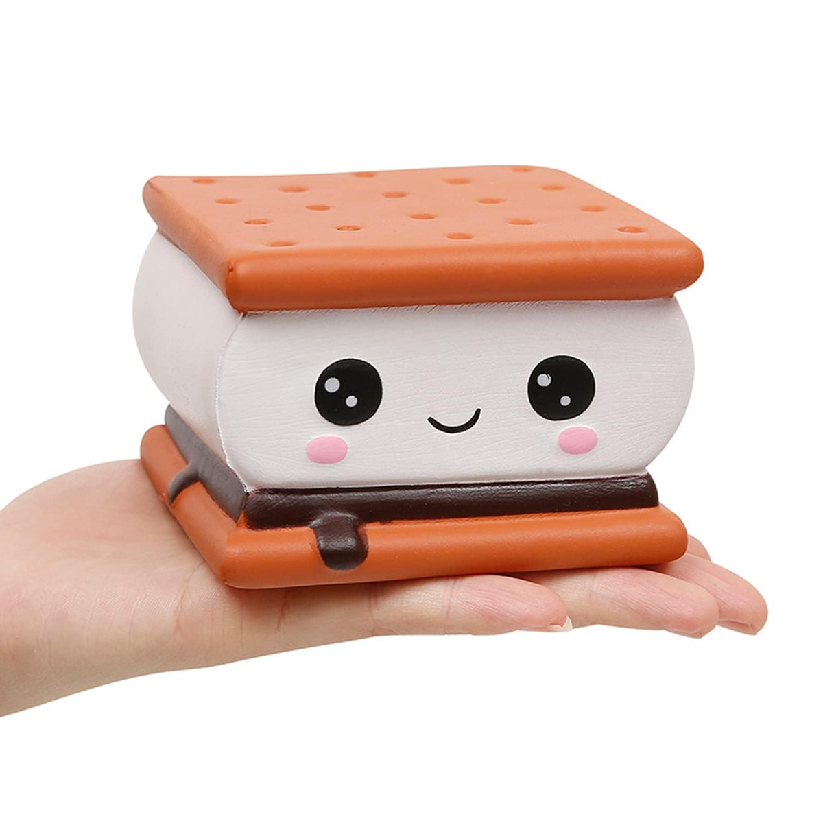 Anboor Slow Rising Smores Cake Chocolate Sandwich Biscuit Cookies Pizza Kawaii Soft Slow Rising Scented Food Bread Slow Rising Stress Relief Kid Toys Children's Day Present 🍁 All In One Marketplace Canada