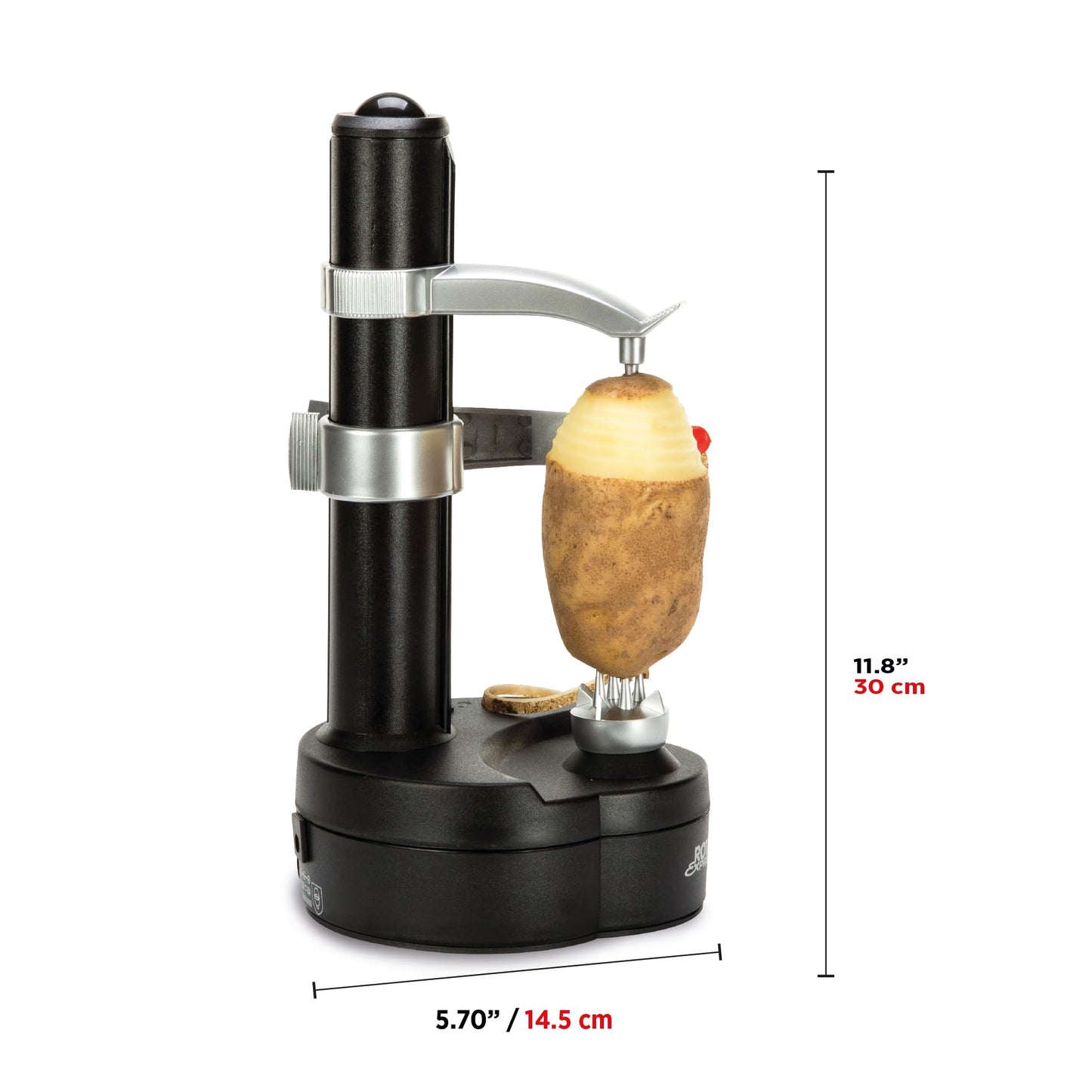 Starfrit Rotato Express Automatic Electric Potato & Vegetable Peeler, Black Starfrit