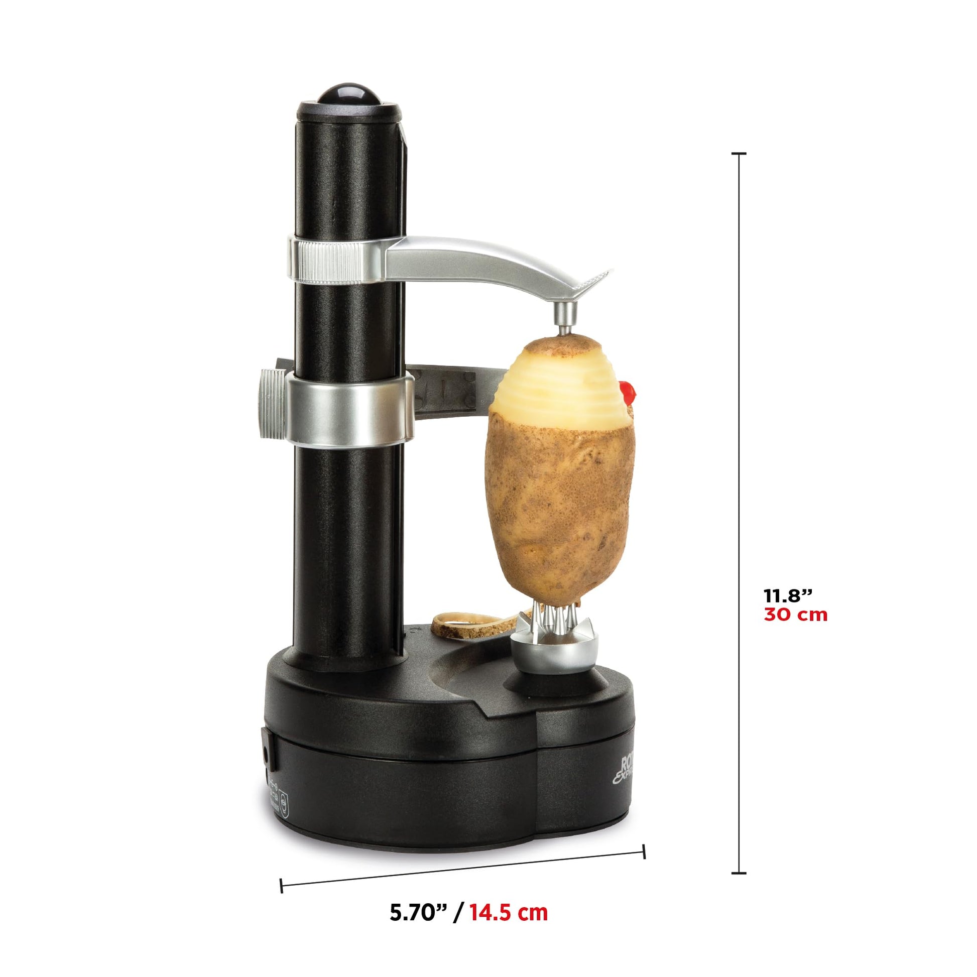 Starfrit Rotato Express Automatic Electric Potato & Vegetable Peeler, Black Starfrit