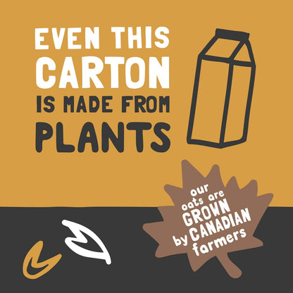 Earth's Own Barista Oat Milk - 946mL Plant-Based Beverage | Dairy Free, Vegan, Nut Free | Canadian Made | Case of 12