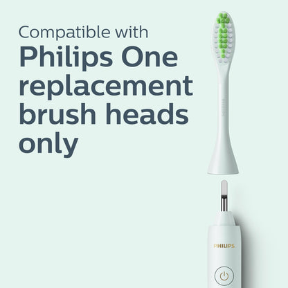 PHILIPS One By Sonicare Battery Toothbrush, Mint, Hy1100/03, 1 Count 🍁 All In One Marketplace Canada
