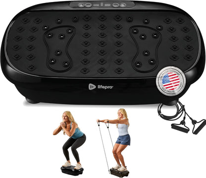 Lifepro HexaplateLite Vibration Plate Exercise Machine-Small & Lightweight LifePro