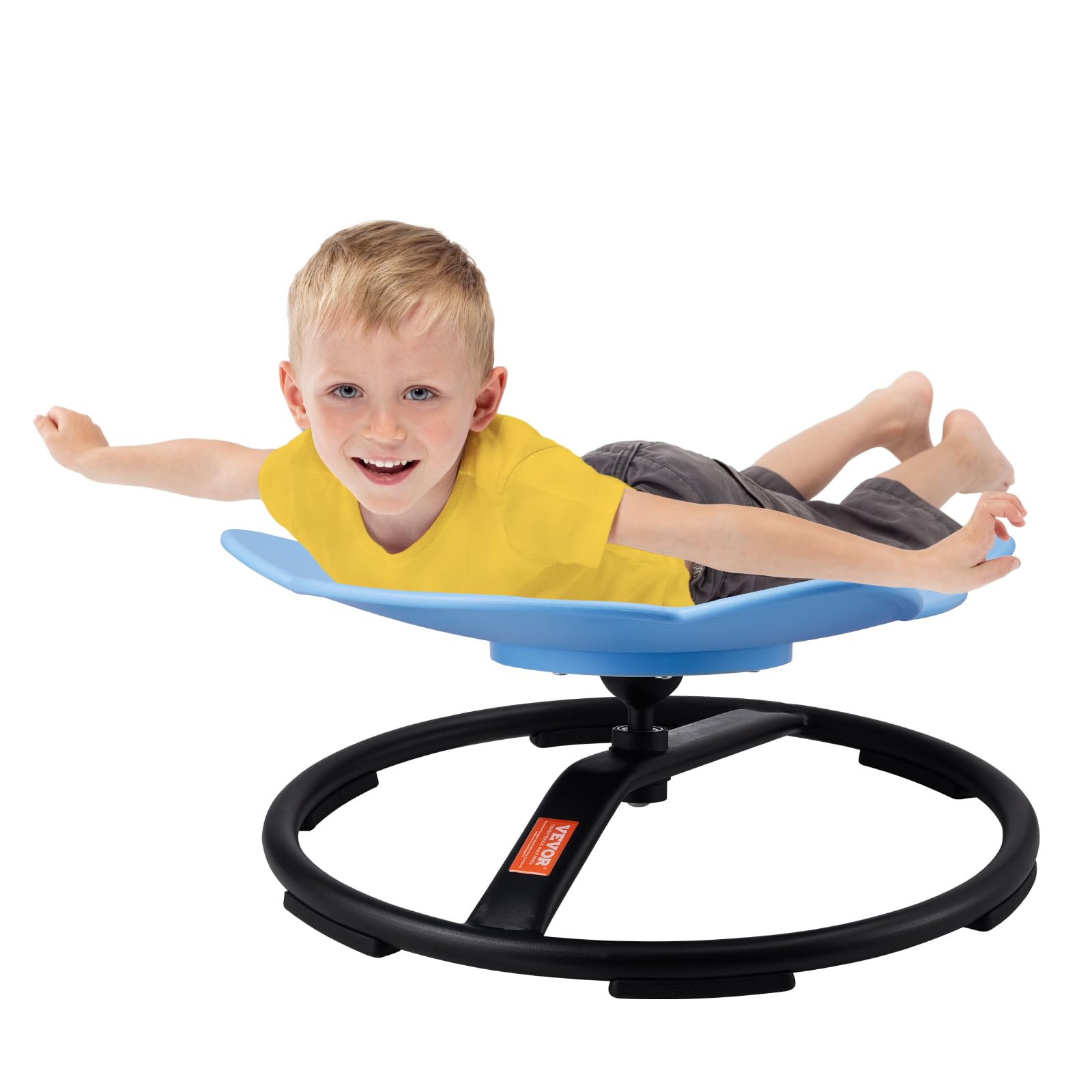 VEVOR Elephant Kids Swivel Chair, 220 LBS Capacity, 360° Spinning Chair, Autistic Kids Sensory Chair with Non-Slip Metal Base, Toddler Sit for Coordination Balance Focus Blue VEVOR