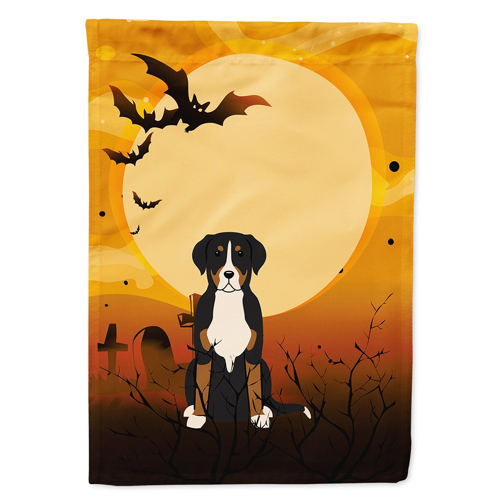 Drapeau de maison en toile Caroline's Treasures BB4303CHF pour Halloween avec Grand bouvier suisse, Grand, Multicolore