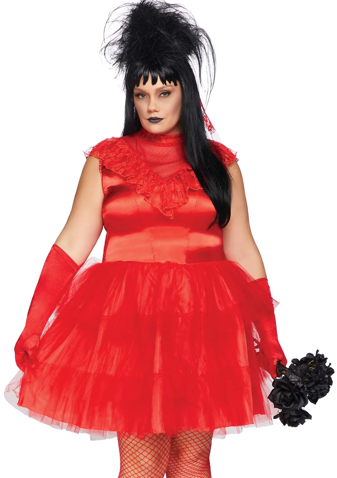 Costume d'Halloween Leg Avenue pour femme, Beetle Bride, années 80, multicolore, 2X