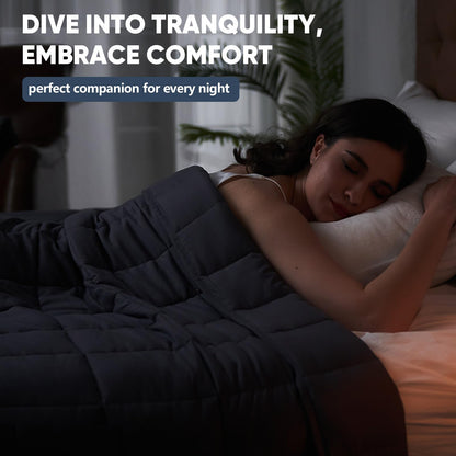 Weighted Blanket for Adults(20lbs,60"×80",Grey) Queen Size for 190-210Ibs 🍁 All In One Marketplace Canada