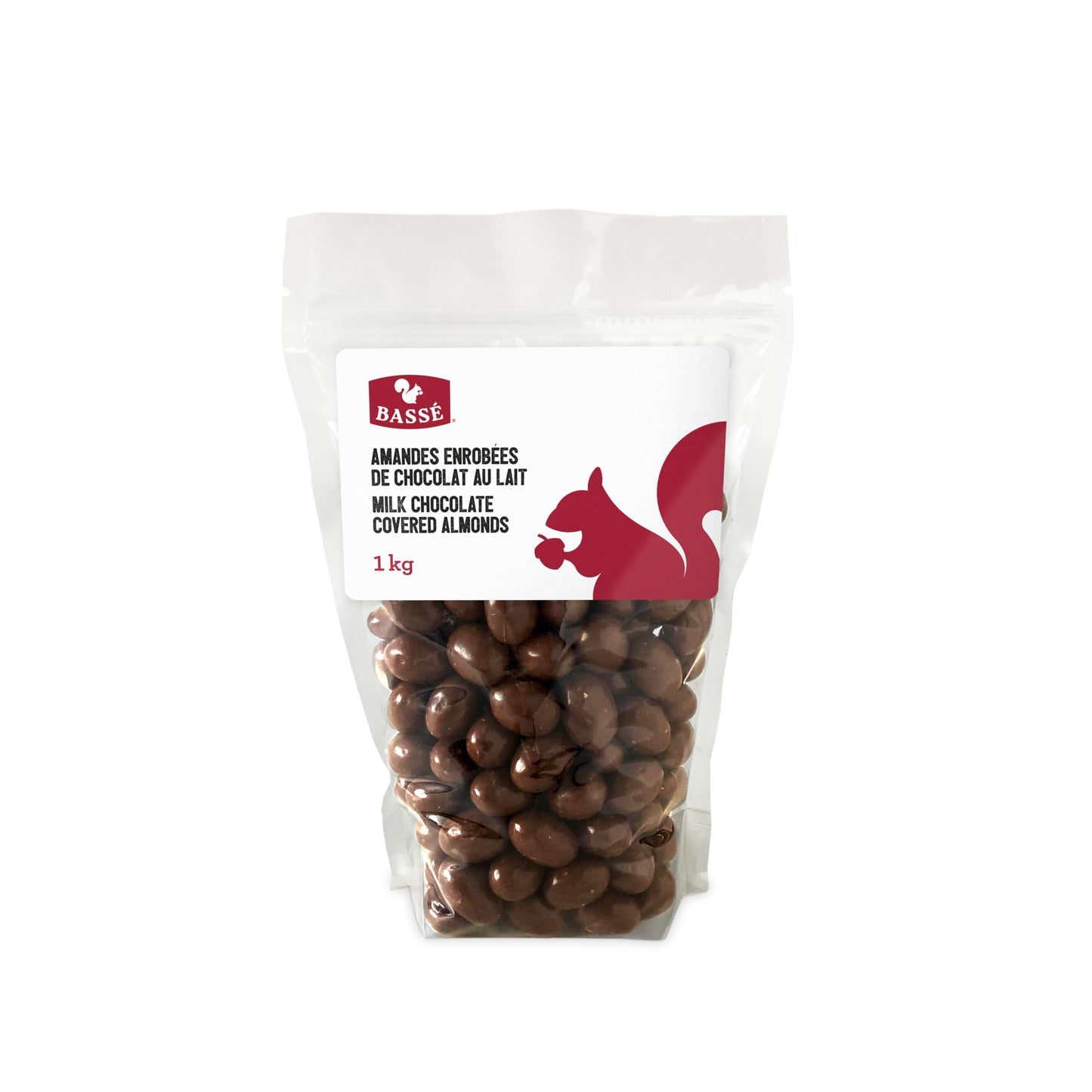 Bassé Milk Chocolate Covered Almonds, 1kg
