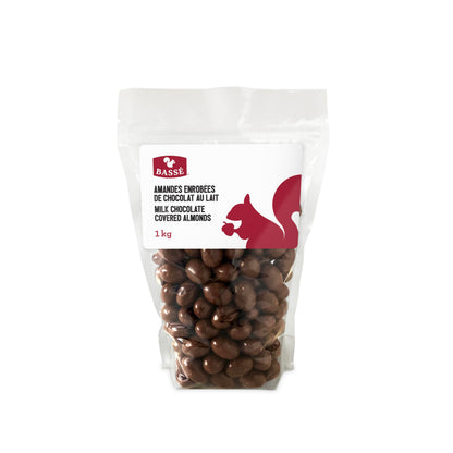 Bassé Milk Chocolate Covered Almonds, 1kg