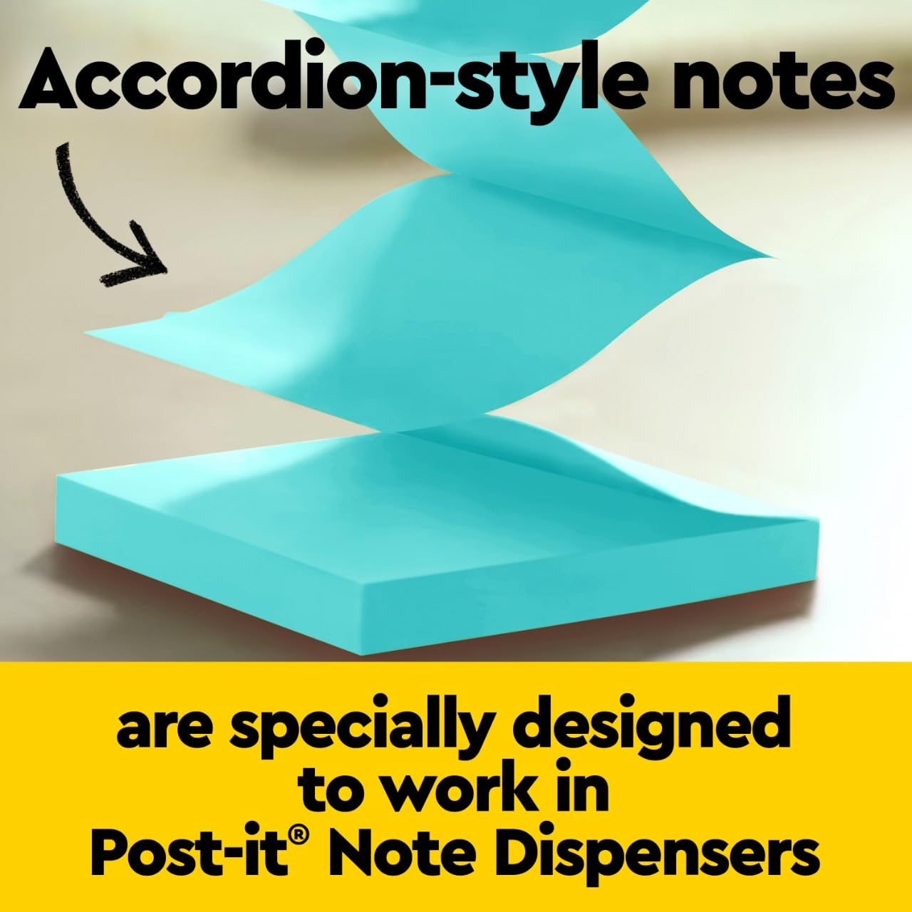 Post-it Pop-up Notes, 3 x 3 in, Poptimistic Collection, 6 Pads Post-It