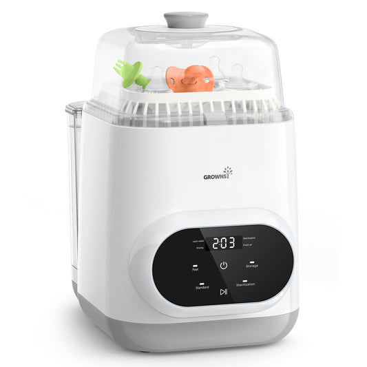 Grownsy EaseClean Bottle Washer Pro | All-in-One Bottle Washer and Sterilizer and Dryer | Baby Bottle Washer for Bottles, Pump Parts & Baby Essentials | Replaces Hand Washing - Available at All In One Marketplace Canada