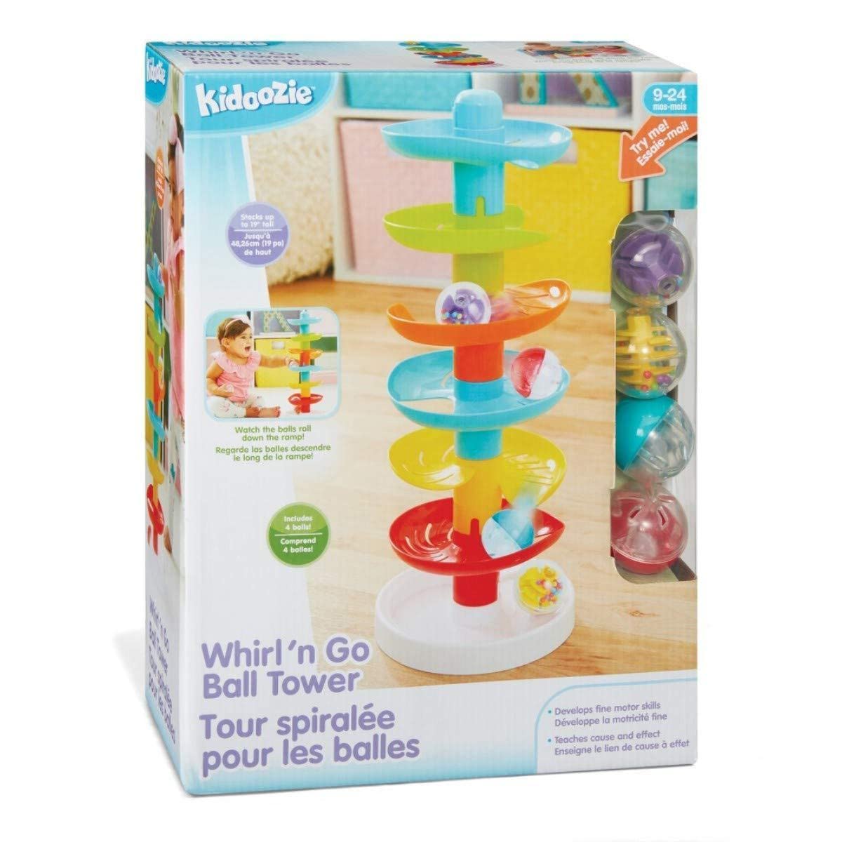 Kidoozie Whirl 'n Go Ball Tower Kidoozie
