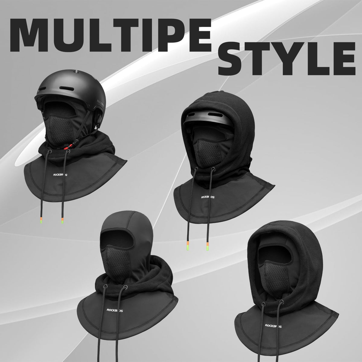 ROCKBROS Ski Mask Thermal Fleece Balaclava for Cold Weather Winter Black 🍁 All In One Marketplace Canada