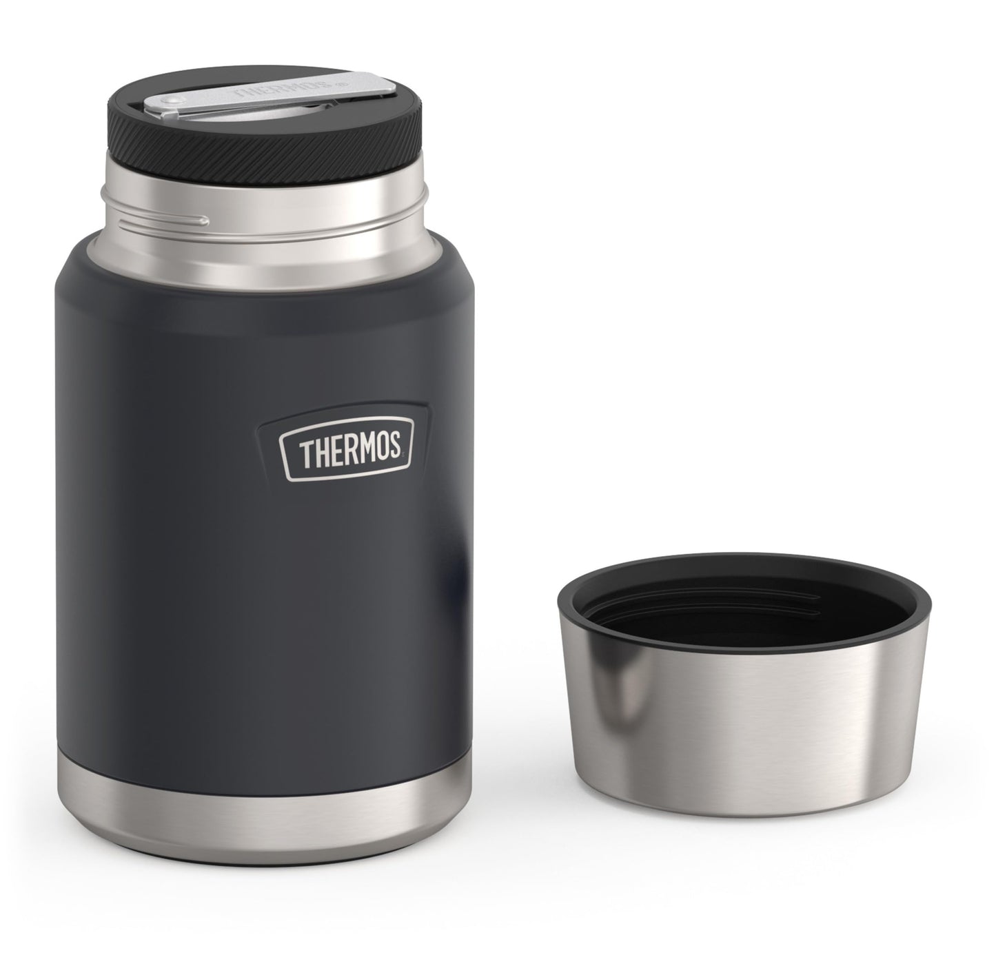THERMOS, ICON Series, 24 Ounce Stainless Steel Vacuum Food Jar, Granite Thermos