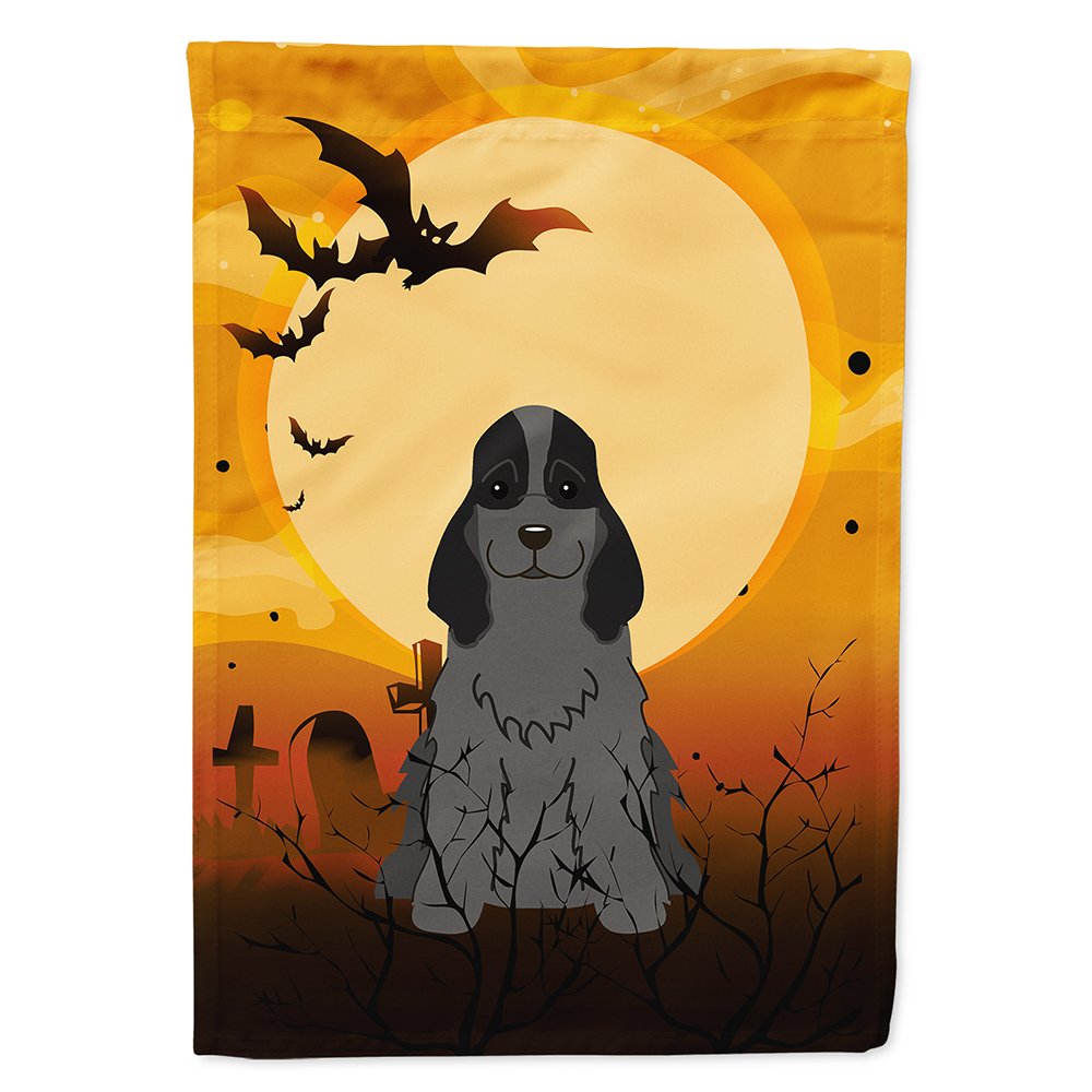 Drapeau de maison en toile Caroline's Treasures BB4358CHF Halloween Cocker Spaniel, grand, multicolore