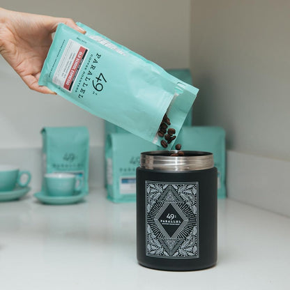 49th Parallel Coffee Roasters Old School Espresso Medium-Dark Roast Coffee Beans - 12 oz