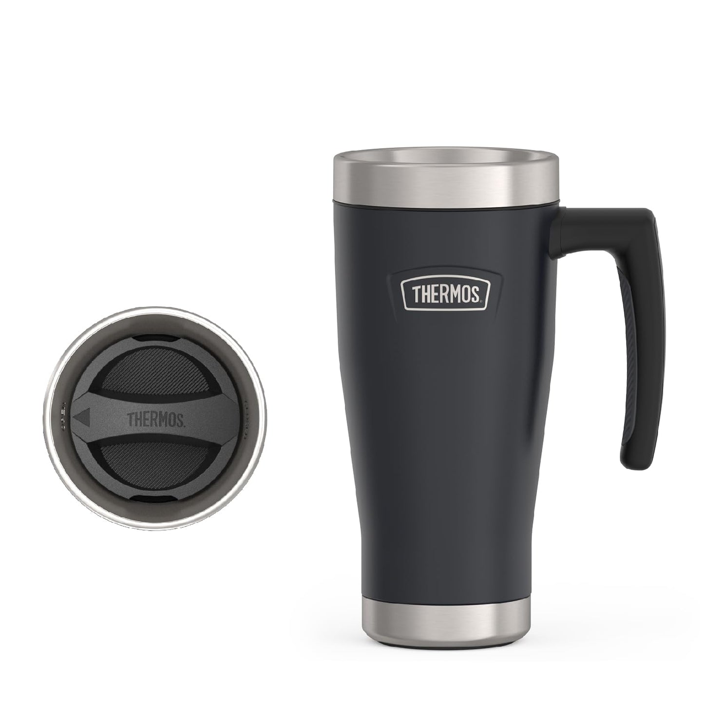 THERMOS ICON Series 16oz Stainless Steel Mug, Granite Thermos