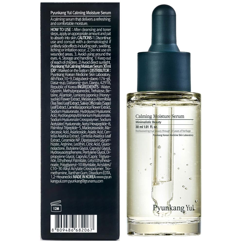 [PKY] Pyunkang Yul Calming Moisture Serum for Daily Moisturizing Power and Soothing Care(1.01 Fl. Oz, 30ml) - Available at All In One Marketplace Canada