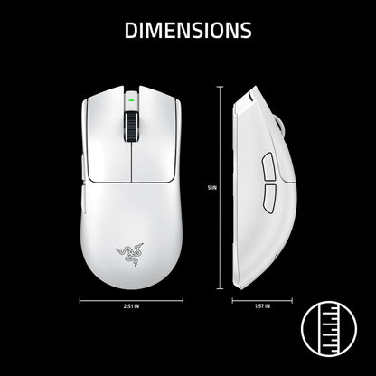 Razer Viper V3 Pro Wireless Esports Gaming Mouse, 55g Lightweight, White
