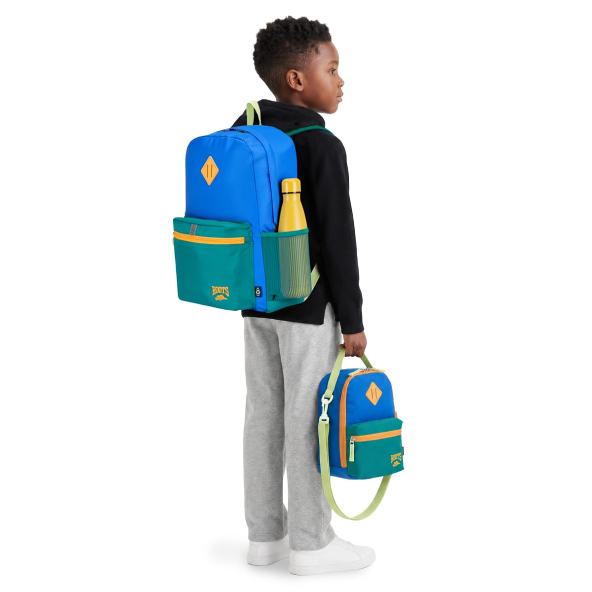 Ensemble assorti 2 pièces pour enfants Roots, sac à dos de 22,5 L et sac à lunch de 7 L