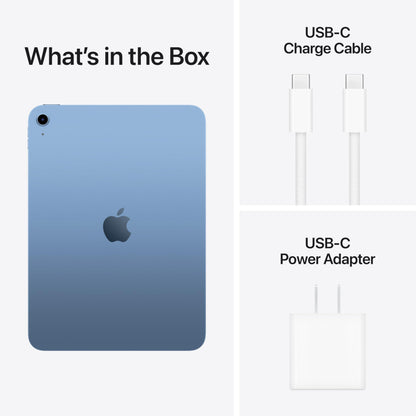 Apple iPad with A16 chip: 11-inch Liquid Retina Display, 128 GB, Wi-Fi 6, 12MP Front/12MP Back Camera, Touch ID, All-Day Battery Life — Blue 🍁 All In One Marketplace Canada