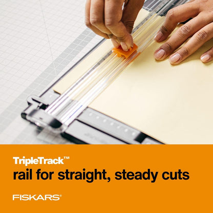 Fiskars 12 Inch Titanium SureCut Paper Trimmer (01-005454)