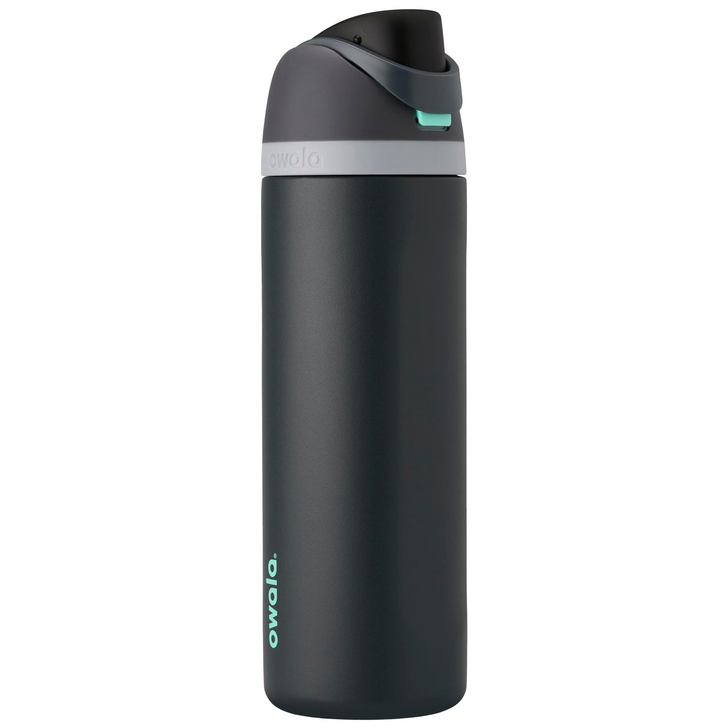 Owala FreeSip Insulated Stainless Steel Water Bottle with Straw for Sports and Travel, BPA-Free, 24oz, Foggy Tide
