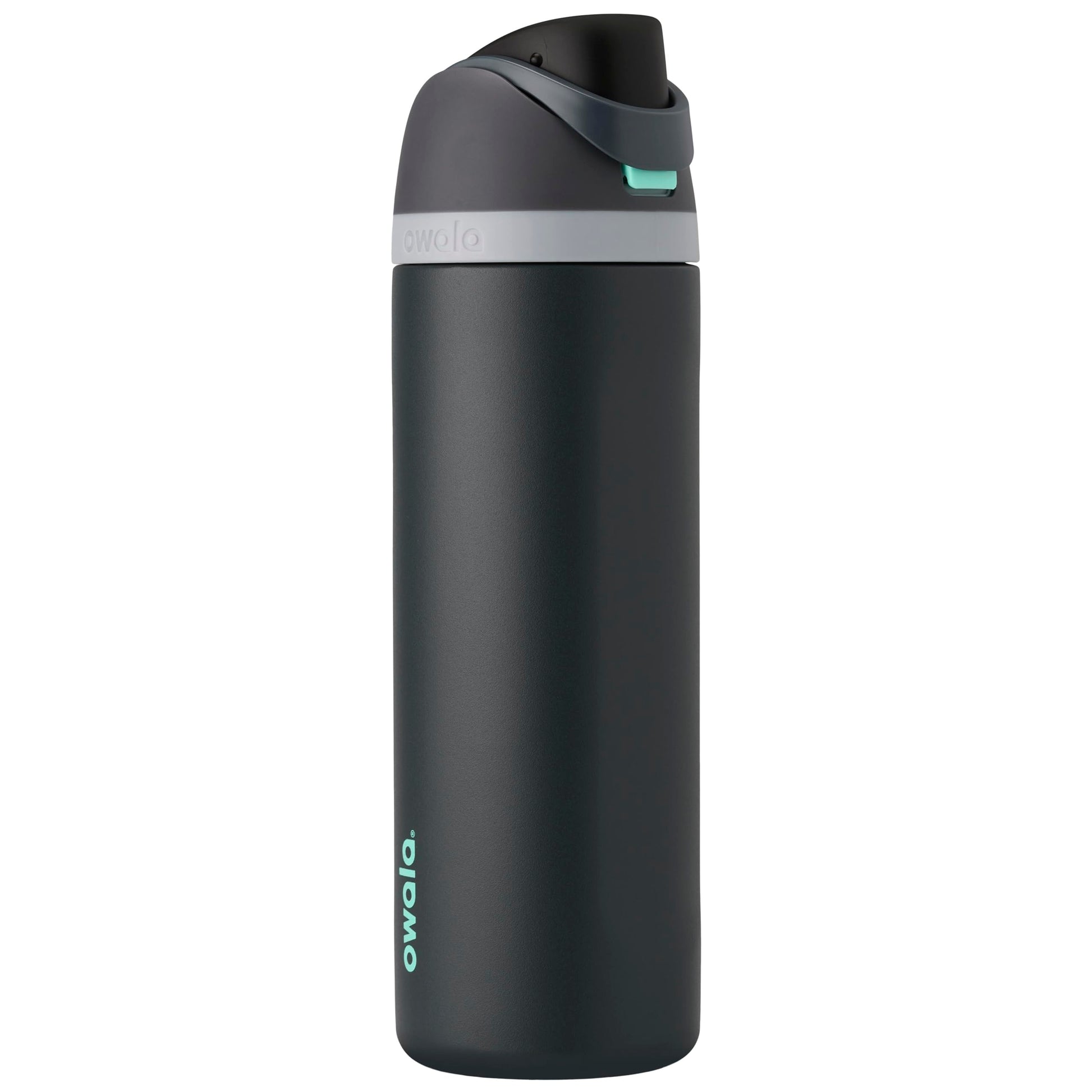 Owala FreeSip Insulated Stainless Steel Water Bottle with Straw for Sports and Travel, BPA-Free, 24oz, Foggy Tide