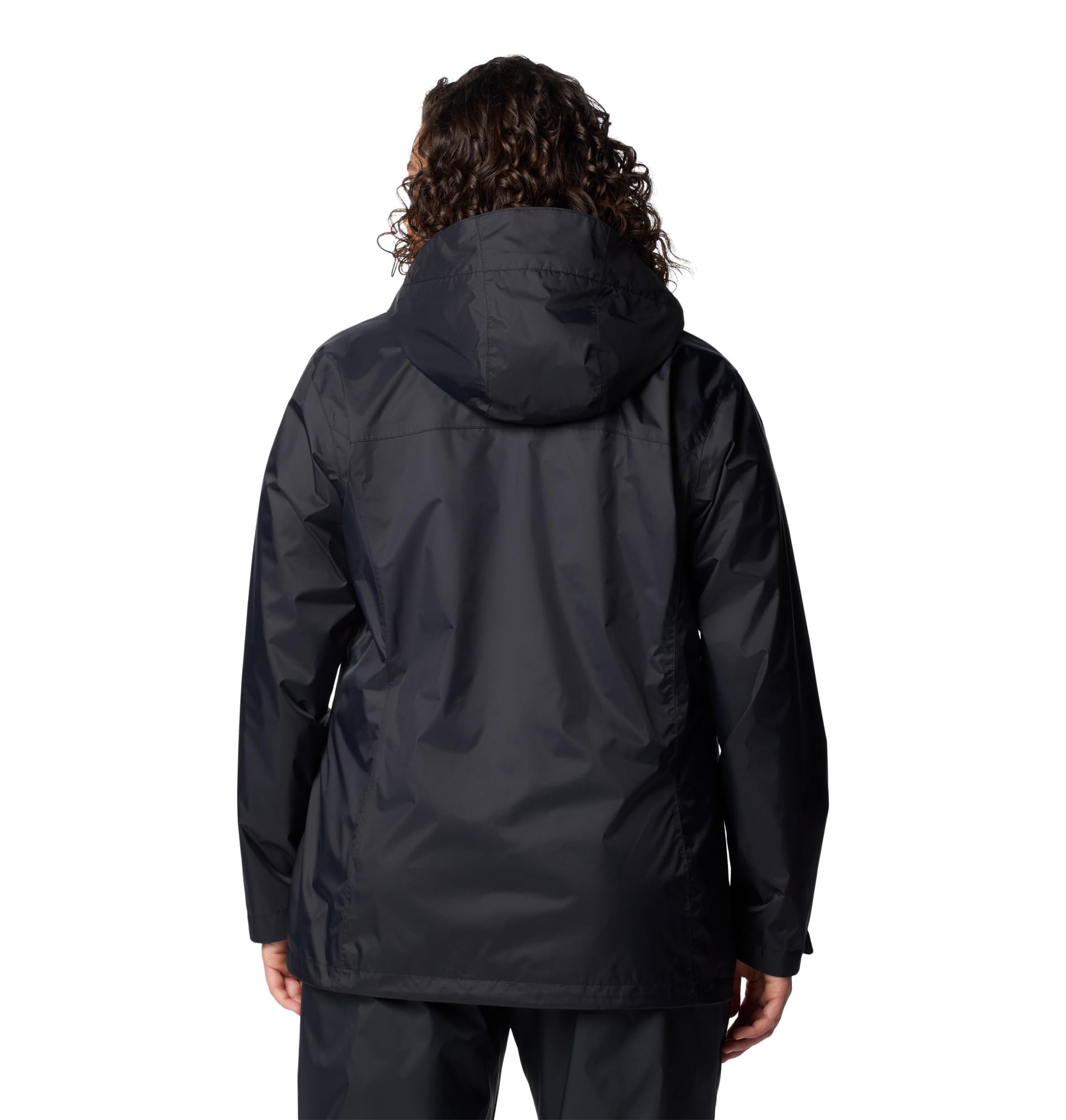 Columbia Womens Arcadia II Waterproof Rain Jacket, Black, X-Large Columbia