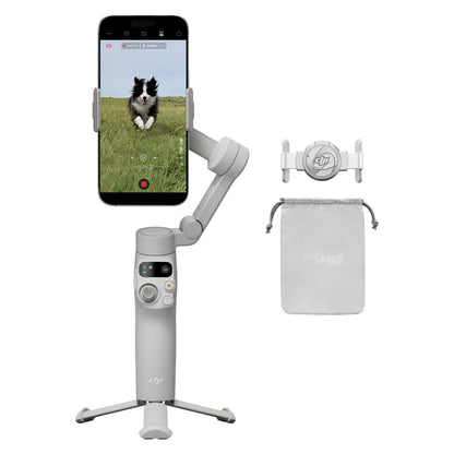 DJI Osmo Mobile 7 Gimbal Stabilizer for iPhone, Android, Built-in Tripod, Ultra-Light, Comfortable Grip, 3-Axis Phone Gimbal, ActiveTrack 7.0, ShotGuides, One-Tap Edit, 10hrs Use, Phone Charging - Available at All In One Marketplace Canada