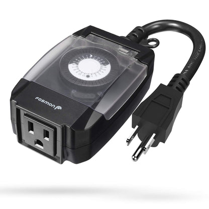 Fosmon Outdoor Timer Outlet Waterproof Outdoor Pool Pump Timer Light Timer 🍁 All In One Marketplace Canada