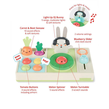 Skip Hop Baby Musical DJ Set Toy with Lights, Songs, Sound Effects, and Soft Textures, Farmstand Let The Beet Drop DJ Set 🍁 All In One Marketplace Canada
