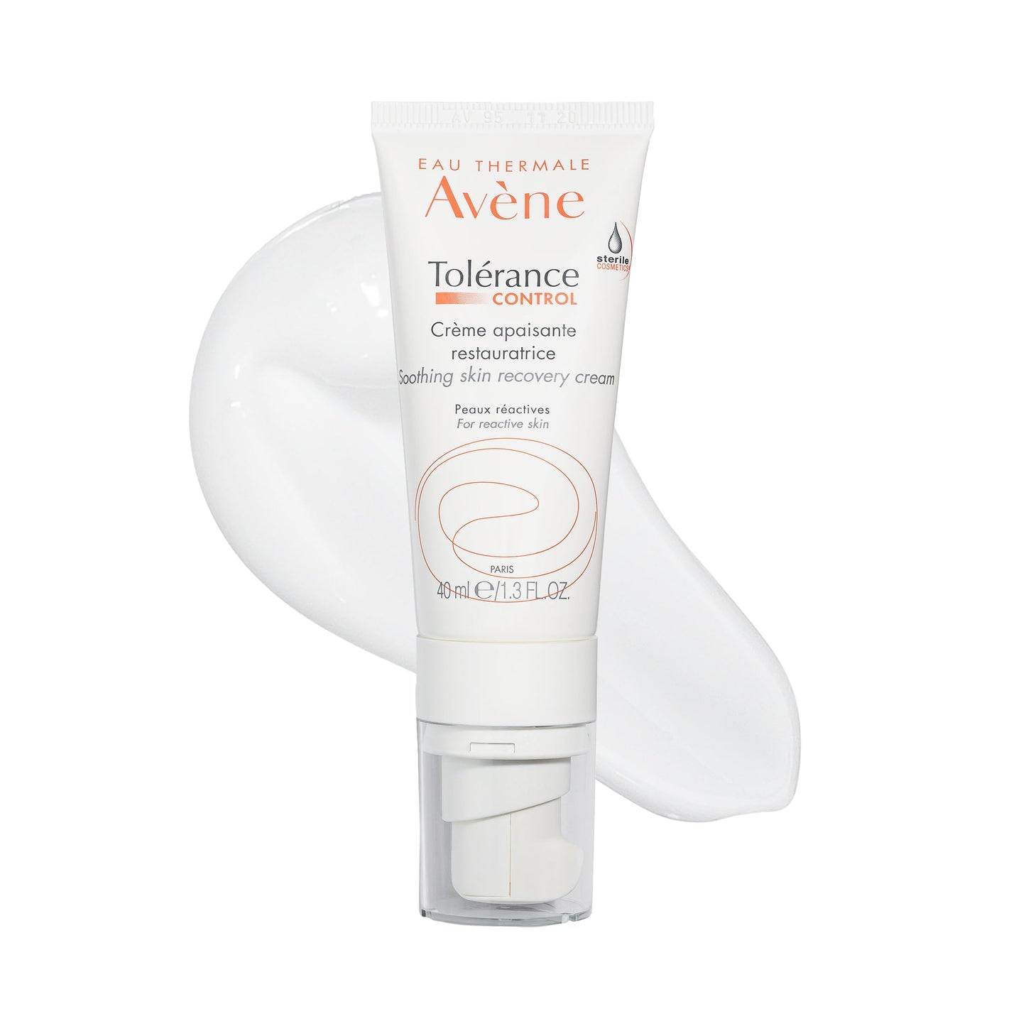 Eau Thermale Avene Tolerance Control Soothing Skin Recovery Cream, For all Hypersensitive, Reactive, Intolerant and Allergic skin, Normal to Combination skin, Tube with Sterile Cosmetic pump, Day Cream, 40 ml - Available at All In One Marketplace Canada