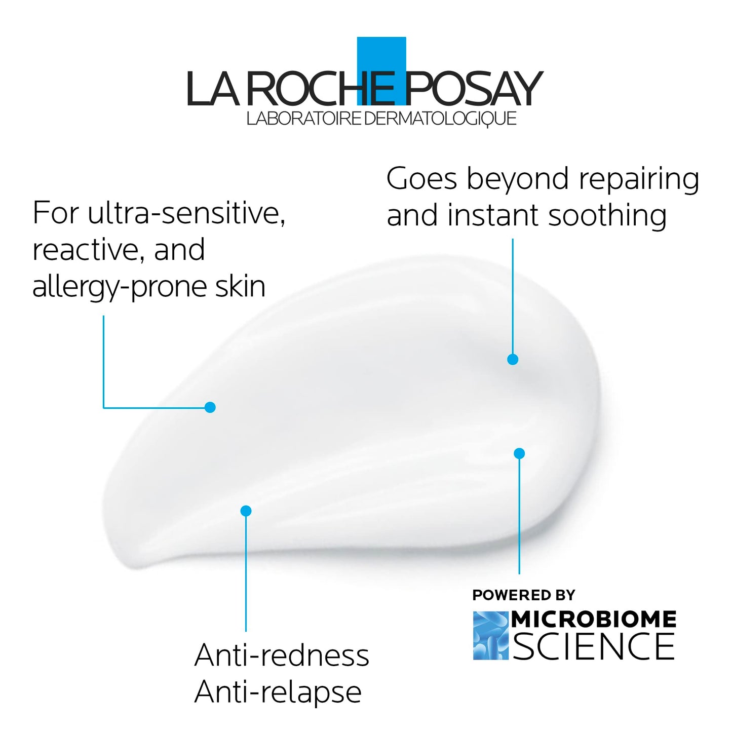 La Roche-Posay Eye Cream for Sensitive Skin, Toleriane Dermallergo Eye Cream, Intense Soothing Care with Shea Butter and Glycerin, Allergy Tested & Fragrance Free, 20ml La Roche-Posay