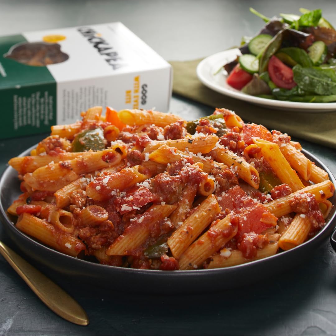 Chickapea Organic Chickpea & Yellow Pea Pasta Variety Pack - 6 Boxes of 227g (Spirals, Penne, Shells)