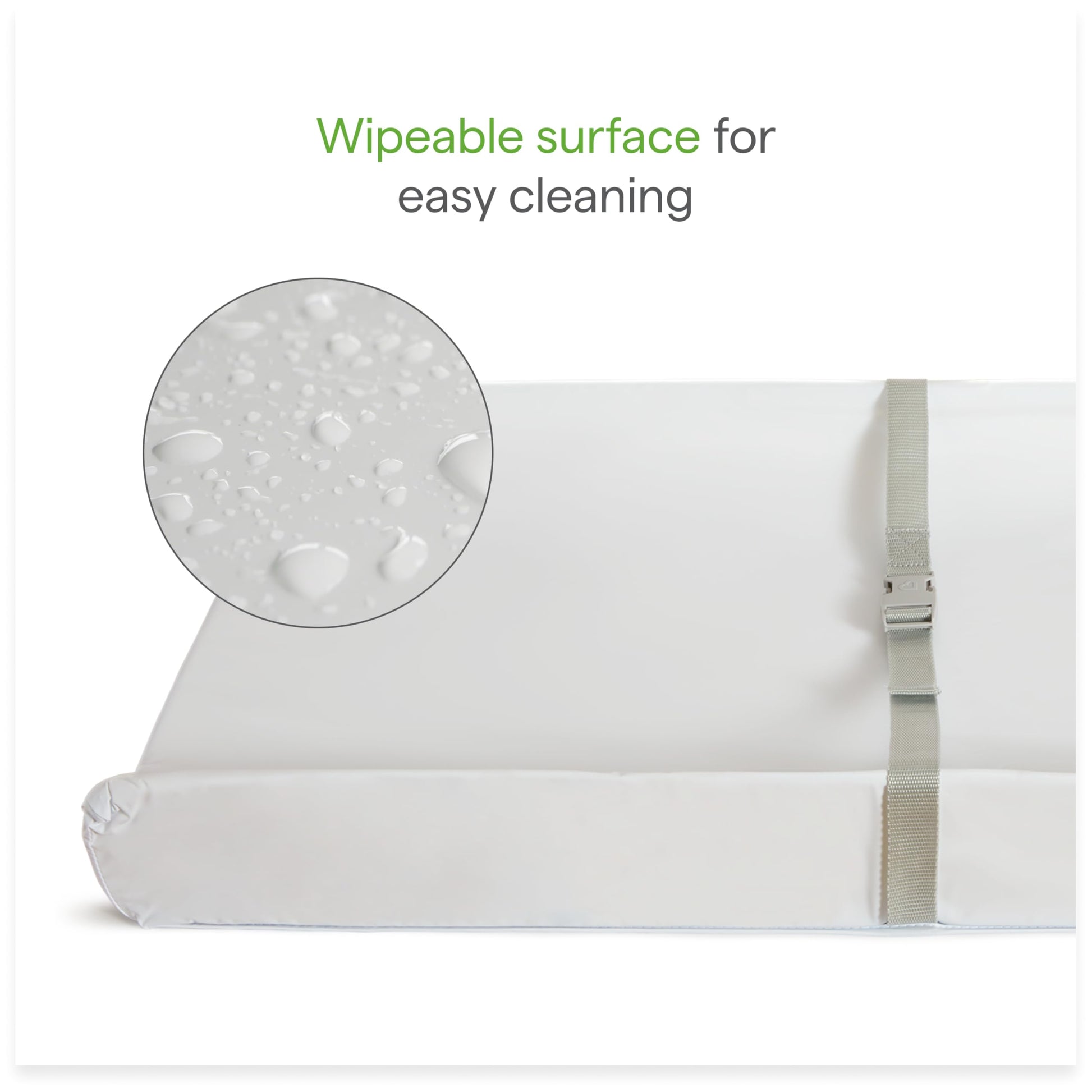Munchkin Secure Grip Waterproof Diaper Changing Pad, 16" x 31" - Available at All In One Marketplace Canada