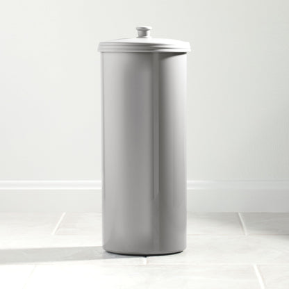 iDesign Kent Bathware, Free Standing Toilet Paper Roll Holder for Bathroom Storage - Gray