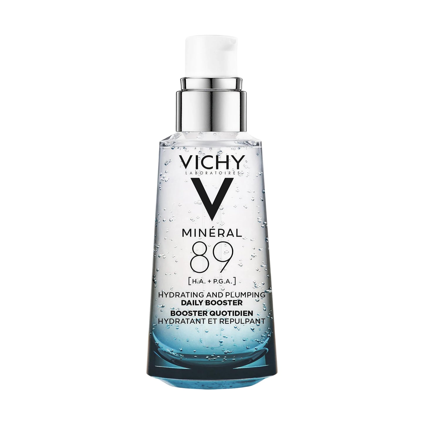 Vichy Hydrating Hyaluronic Acid Serum, Mineral 89 Serum and Daily Skin Booster with Natural Origin Hyaluronic Acid, Hydrates and Strengthens Sensitive Skin, 50mL - Available at All In One Marketplace Canada