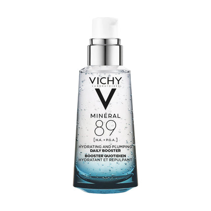 Vichy Hydrating Hyaluronic Acid Serum, Mineral 89 Serum and Daily Skin Booster with Natural Origin Hyaluronic Acid, Hydrates and Strengthens Sensitive Skin, 50mL - Available at All In One Marketplace Canada