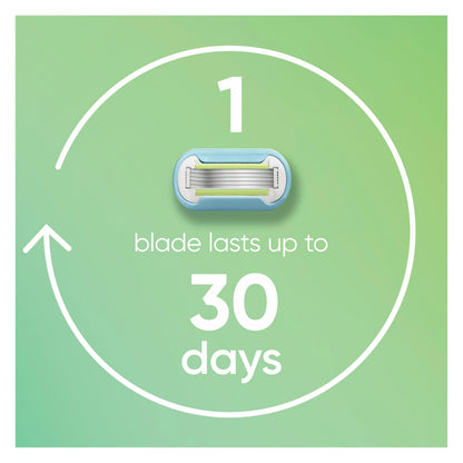 Gillette Venus Extra Smooth Women’s Razor Blades, 5-Bladed Razor Refills, 1 Pack (Count of 6)