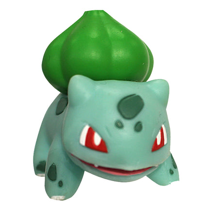 Pokémon Battle Action Figure Multi 8 Pack - Comes with 2” Pikachu, 2” Bulbasaur, 2” Squirtle, 2” Charmander, 2” Meowth, 2" Jigglypuff, 3” Loudred, and 3” Psyduck