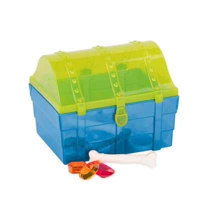 Battat Pirate Diving Set, Treasure Chest Pool Toy, 28 Pieces, Water & Sand Battat